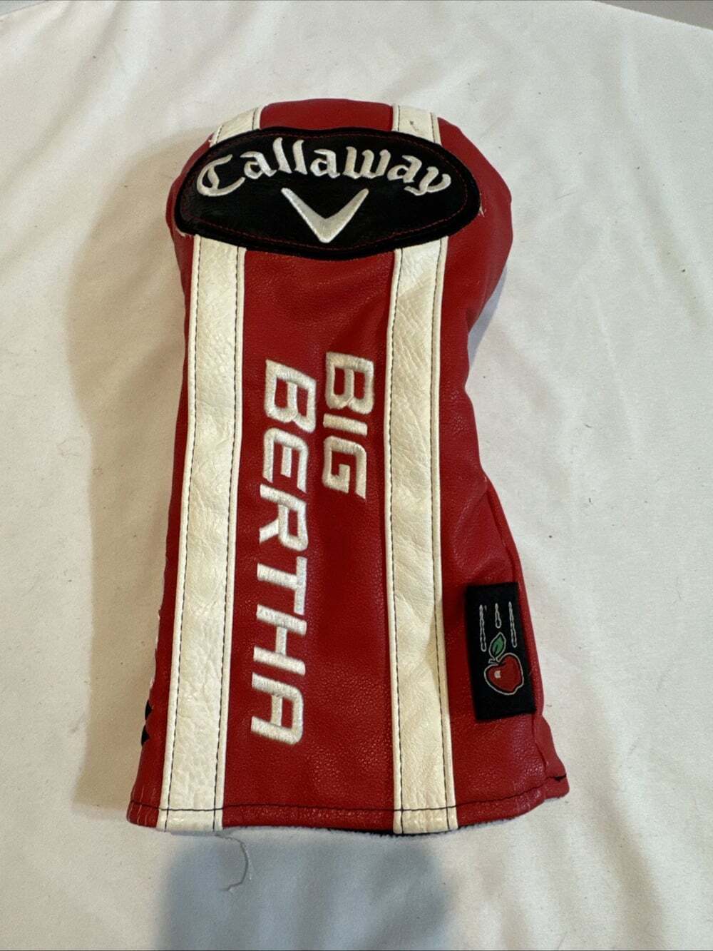 Callaway Big Bertha Driver Head Cover Red ALPHA 815 Golf Fair Shape Useable
